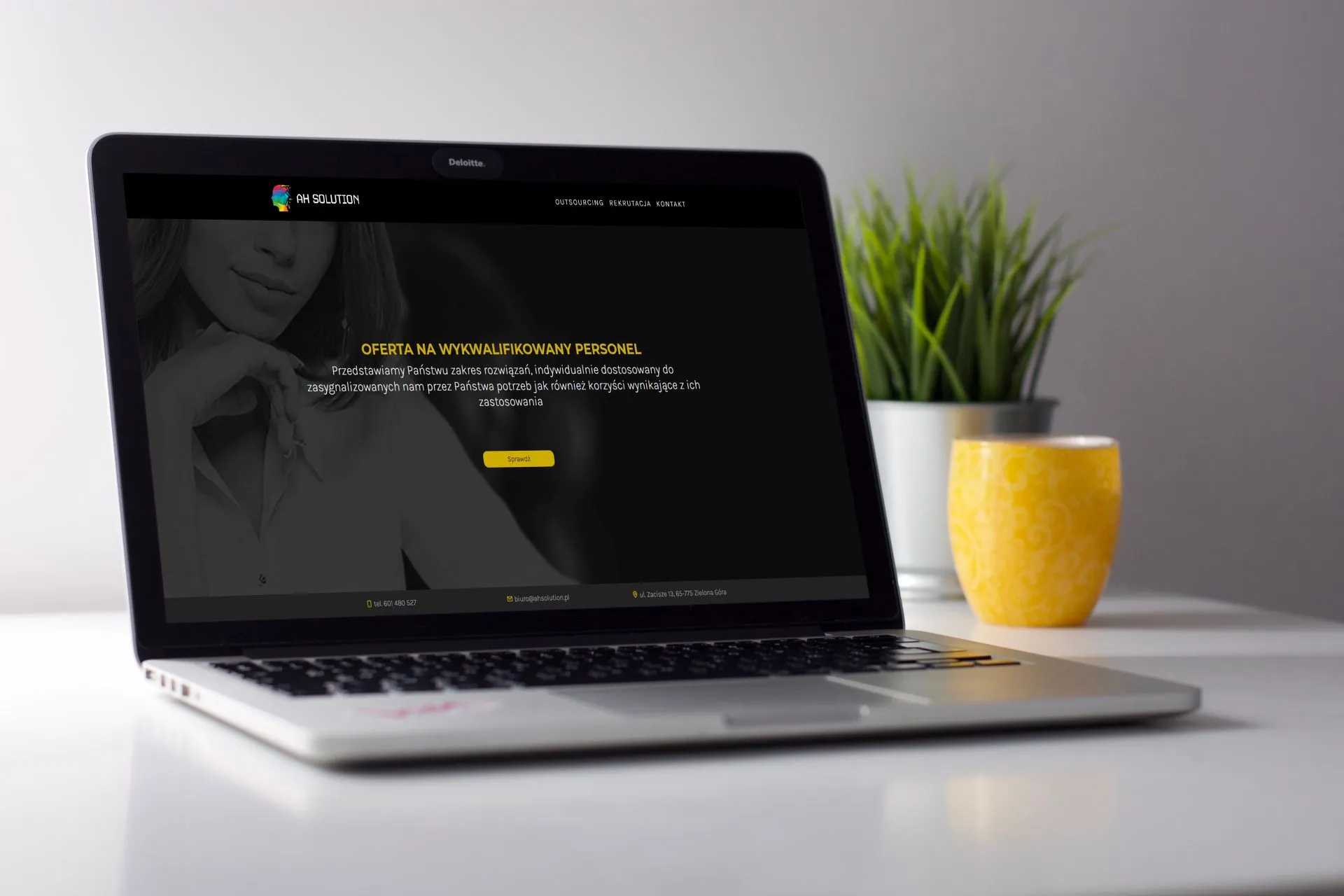 Strona internetowa dla AHSolution