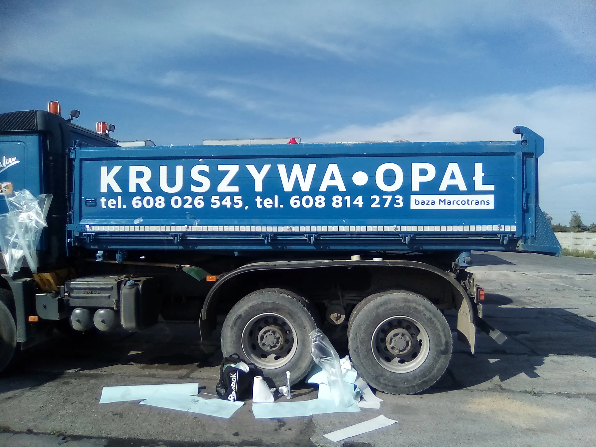 Oklejenie samochodu dla Transport Lewandowski