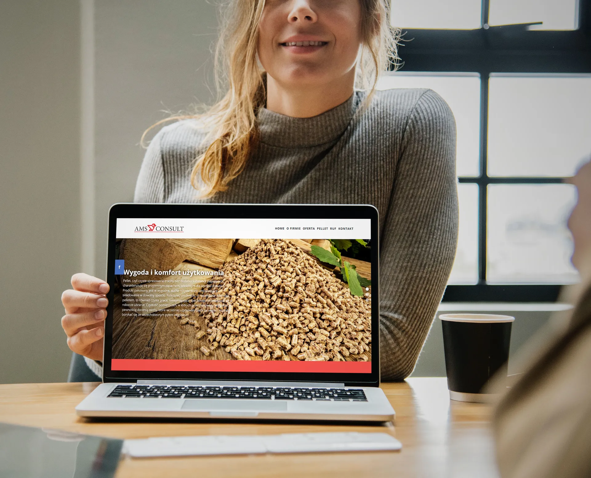 Strona internetowa pellethurt.pl dla AMS Consult