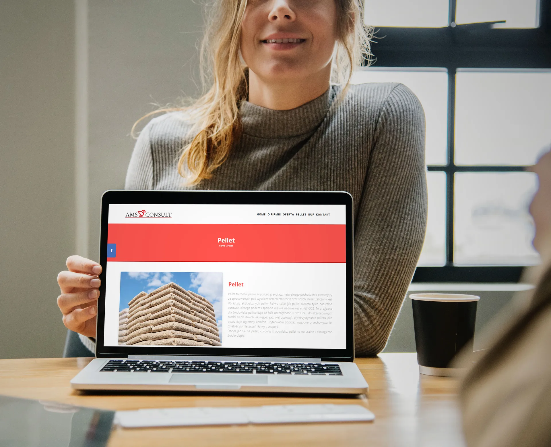 Strona internetowa pellethurt.pl dla AMS Consult