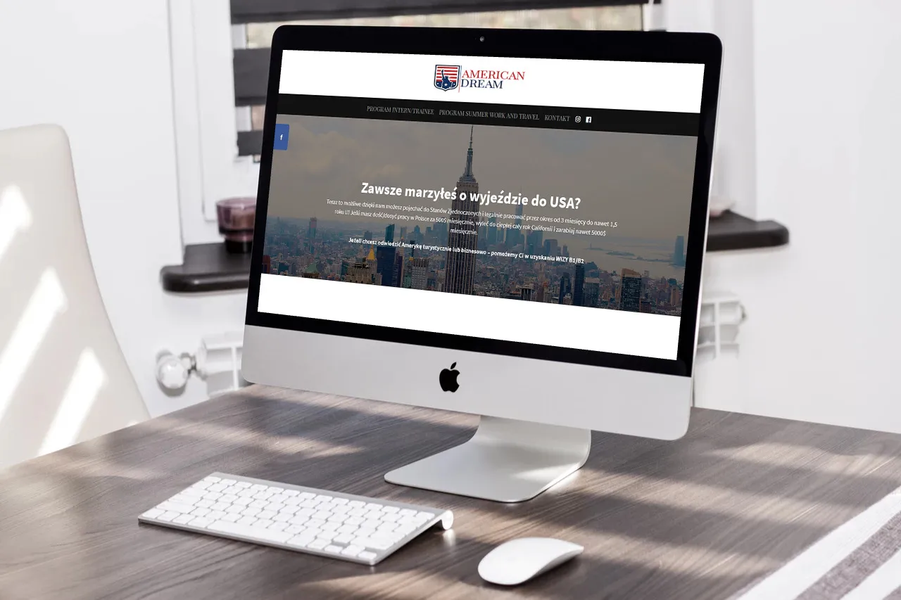 Landing Page dla American Dream