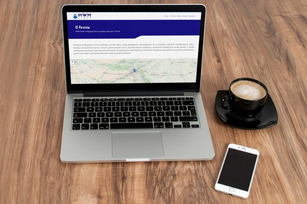 Wykonanie strony internetowej dla MWM-CLEAN Warszawa