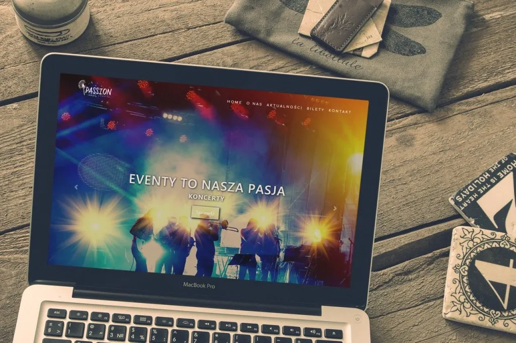 Strona internetowa passionevents.pl